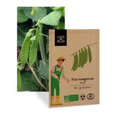 graine de pois mangetout bio - Dr. Jonquille & Mr. Ail