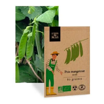 graine de pois mangetout bio - Dr. Jonquille & Mr. Ail