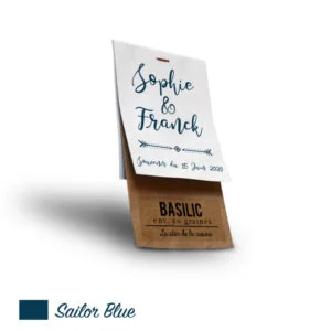 Sachet personnalisé mariage Sailor Blue