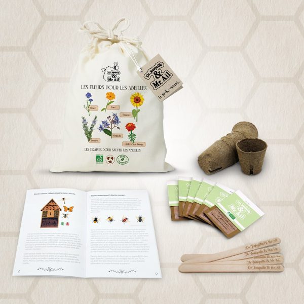 Contenu kit - Les fleurs pour les abeilles