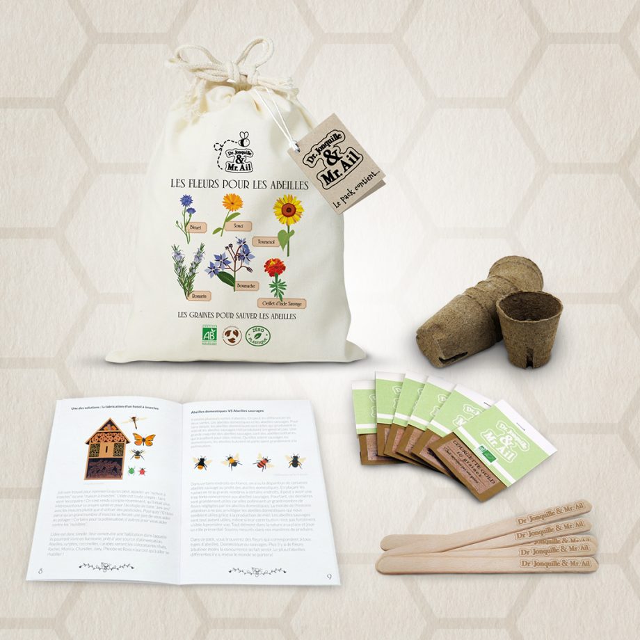 Contenu kit - Les fleurs pour les abeilles