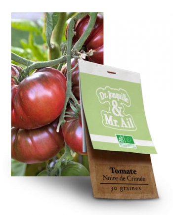 Graines bio Tomate Noire de Crimée - Dr. Jonquille & Mr. Ail