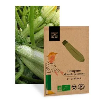 graine courgette Albarello di Sarzana bio - Dr. Jonquille & Mr. Ail