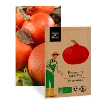 Graines bio et reproductibles Potimarron Uchiki Kuri