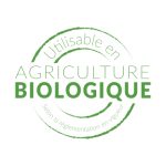 Utilisable en agriculture biologique logo