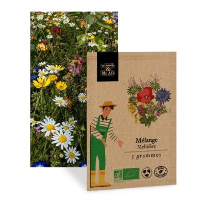Mélange mellifère - graines bio et reproductible