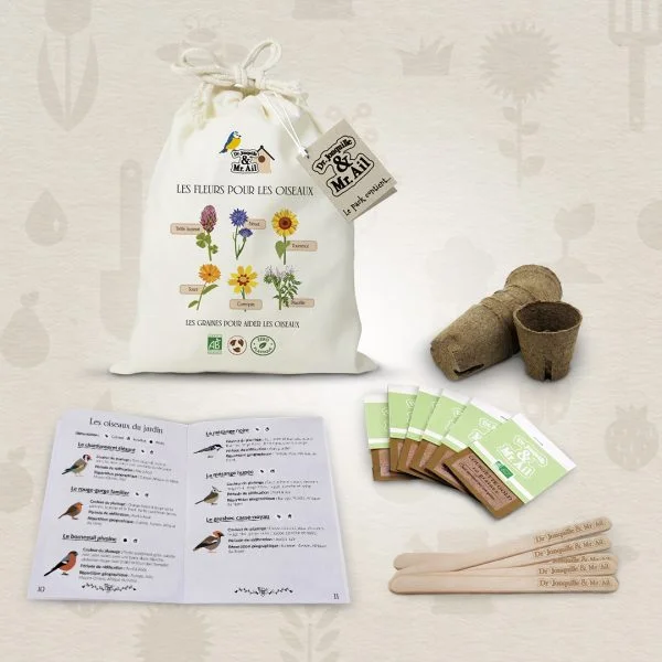Le contenu du kit les fleurs pour les