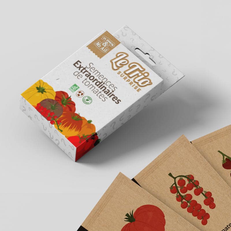 Trio surprise de tomates - semences bio et reproductibles