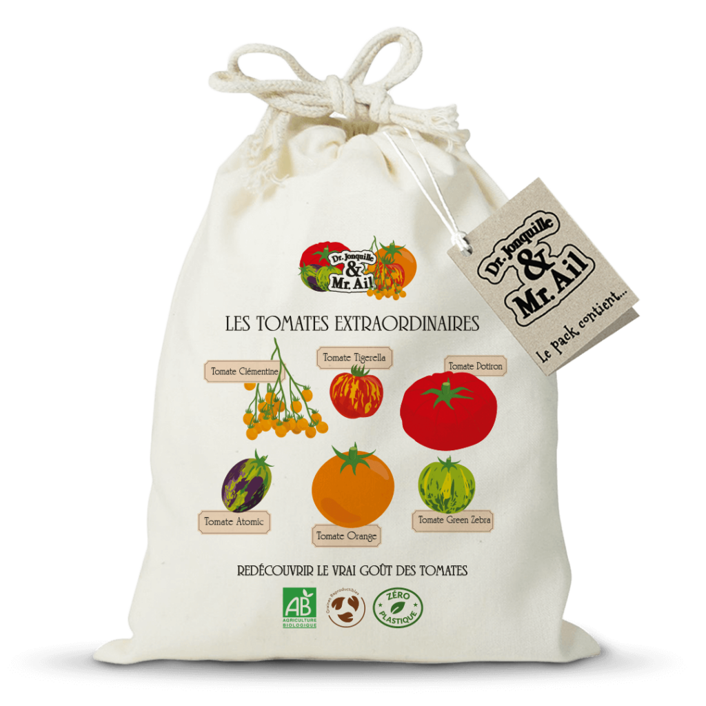 Ventes Privées Dr. Jonquille et Mr. Ail - tomates extraordinaires