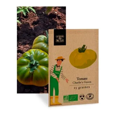 Tomate charlie's green - graines bio et reproductible