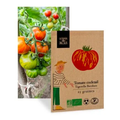 Tomate cocktail tigerella bicolore - Graines bio et reproductibles