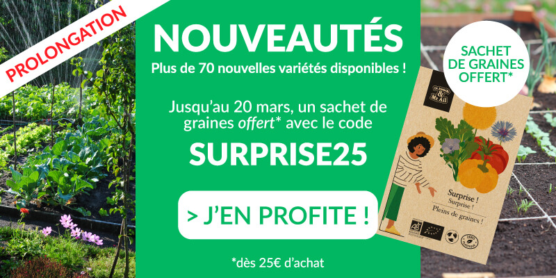 Mobile bannière sachet offert