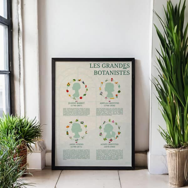 Affiche/Poster Les Grandes Botanistes - Dr. Jonquille & Mr. Ail 30 x 40 cm Papier certifié FSC Imprimée à Nantes