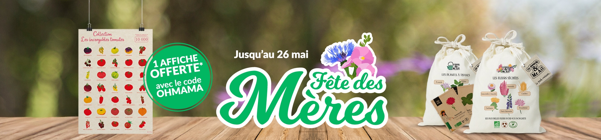 __fdm2025-lp-bandeau-1920x450-all Fête des mères 2025 home - Dr. Jonquille et Mr. Ail - affiche tomates offerte