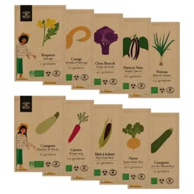 semences bio et reproductibles - sélection de graines potagères - fête des pères 2025