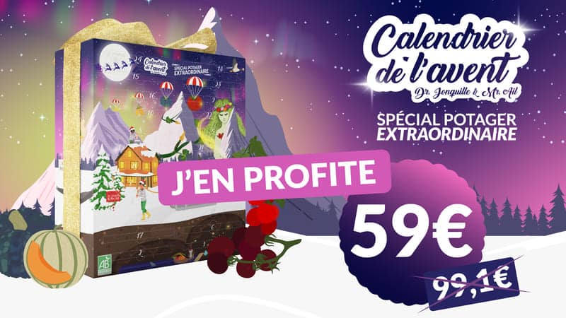 Calendrier de l'avent 2025 Spécial Potager Extraordinaire - promo 59€