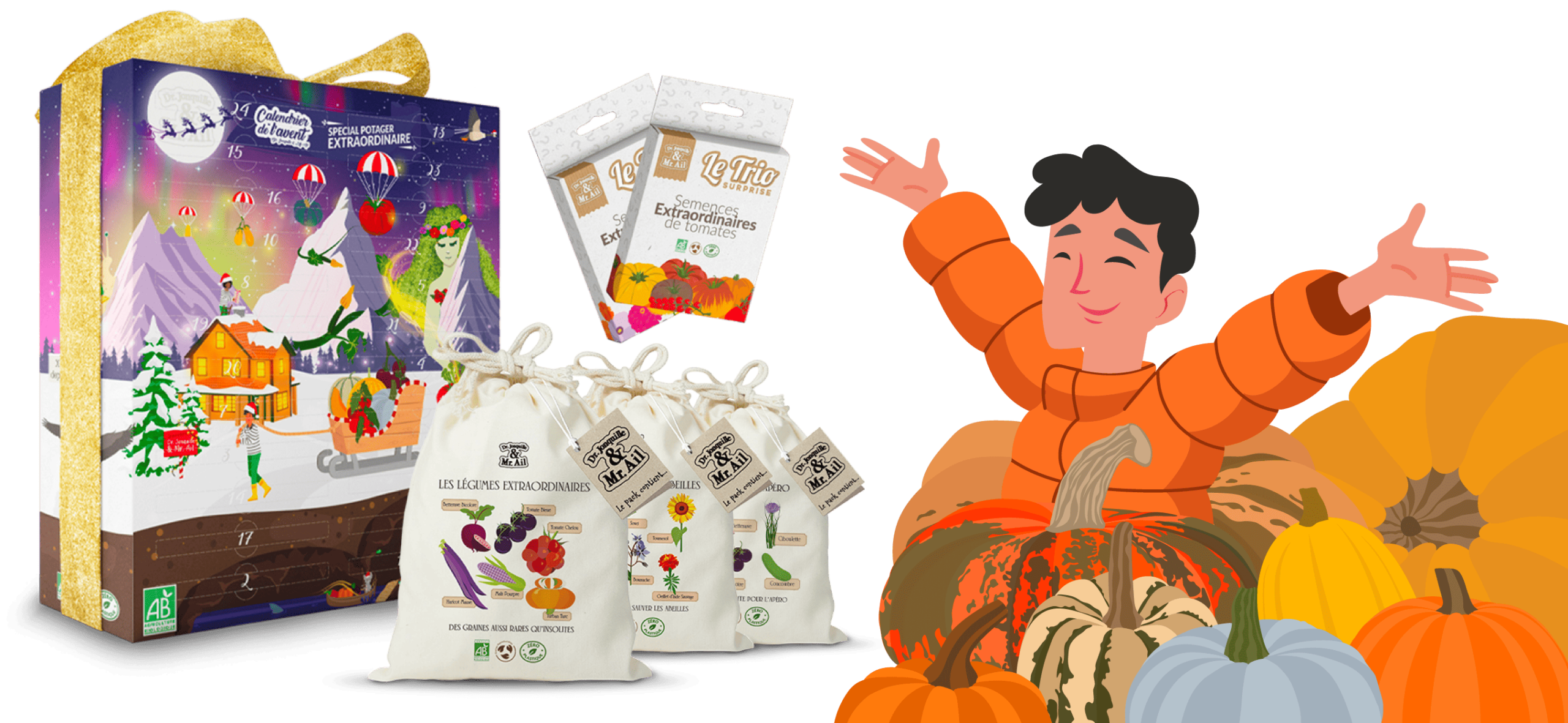 Ventes Privées Jonquille Family - Dr. Jonquille & Mr. Ail