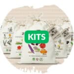 Kits bulle Bulle - nos kits de jardinage- Graines Bio et Reproductibles - Dr. Jonquille & Mr. Ail