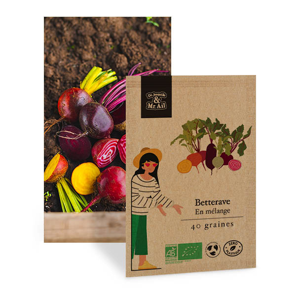 Betterave en mélange - Graines Bio et Reproductibles - Dr. Jonquille & Mr. Ail