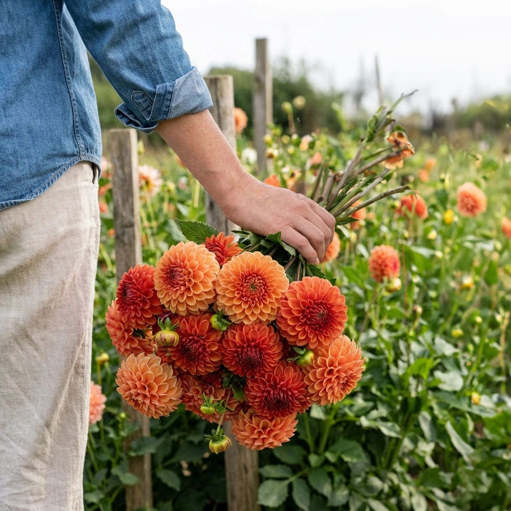 Dahlia Sylvia - Graines Bio et Reproductibles - Dr. Jonquille & Mr. Ail