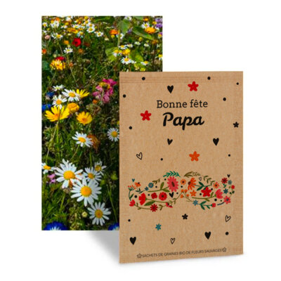 Bonne fête Papa - Graines de fleurs