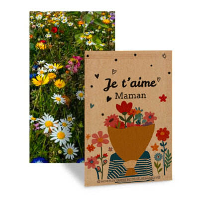 Je t'aime Maman - Graines de fleurs